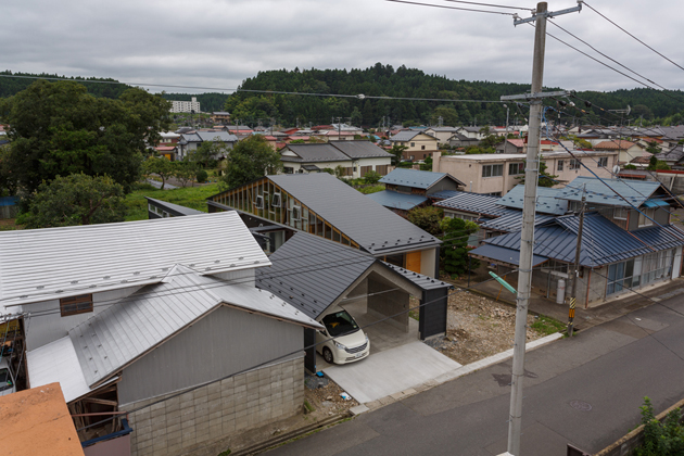 周辺建物の建ち方